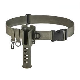 1pc Fishing Waist Belt With Adjustable Wading Belt Buckle; Rod Holder For Men Fishmen Outdoor